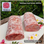 Beef Sirloin Striploin Porterhouse Has Luar MELTIQUE meltik (wagyu alike) SAKA frozen WHOLE CUTS +/- 3 kg/pc (price/kg)